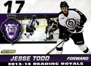 2013-14 Reading Royals #25 Jesse Todd
