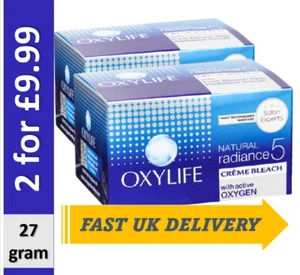 Dabur Fem Cream Creme Bleach (27g x 2) - Oxylife bleach 27gm x 2 - Picture 1 of 1