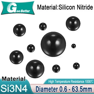Bola de nitruro de silicio Si3N4 0,6 mm - 63,5 mm de diámetro bolas de cerámica pulido grado 5 - Imagen 1 de 24
