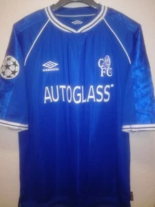 CHELSEA 1999-2000 Champions Autoglass camiseta shirt trikot maillot maglia - Bild 1 von 6