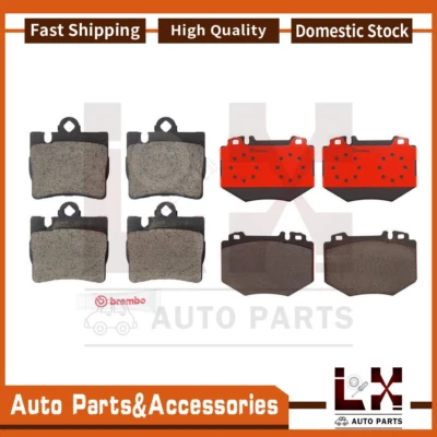 Fits 2001 Mercedes-Benz S500 Front Rear Ceramic Brake Pads - Brembo Premium OE - Изображение 1 из 4
