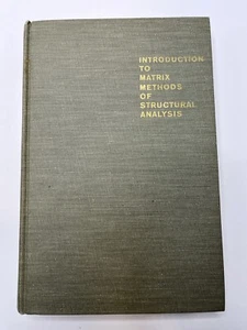 Einführung in die Matrixmethoden der Strukturanalyse Harold C. Martin 1966 - Bild 1 von 12