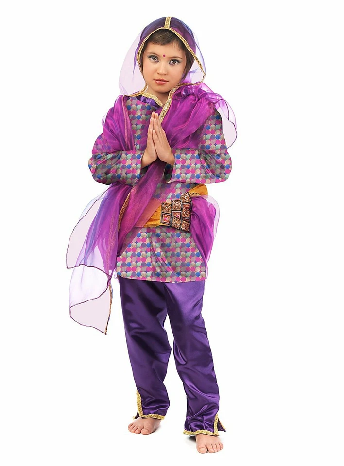 Bollywood Costume Kids Girls Fancy Dress Outfit - Image 1 of 1