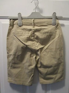 THE CHILDREN'S PLACE BOYS STRETCH CHINO SHORTS IN KHAKI SIZE 12 SLIM NEW - Picture 1 of 2