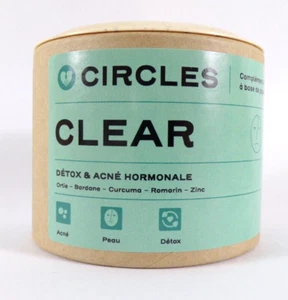 CIRCLES CLEAR 60 GELULES - 12/2026 DETOX ET ACNEE HORMONALE - Photo 1/2