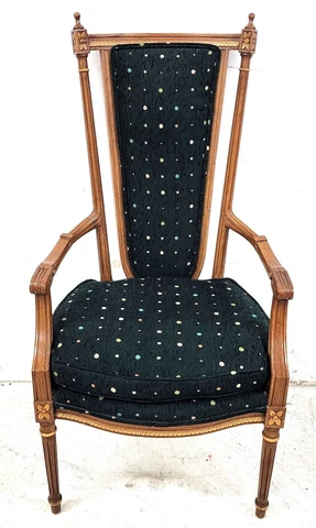 Vintage Italian Renaissance Desk Dining Accent Armchair Cover