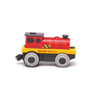 Bigjigs Rail Mighty Red Battery Engine Train Kids/Children Interactive Toy 3y+ - Picture 1 of 2