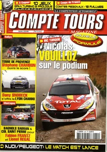COMPTE TOURS n°220 05/2008 WRC ARGENTINE IRC TURQUIE LYON-CHARBONNIERES PROVENCE - Imagen 1 de 1