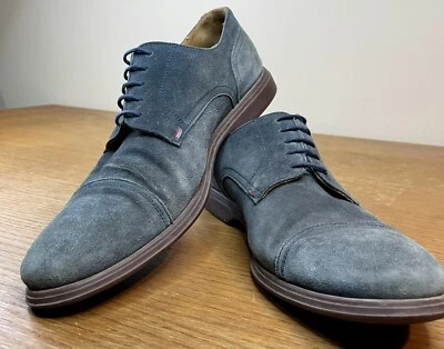Zapatos Oxford Paul Smith Gamuza Gris Sólido Puntera EE. UU. 9 UE 42 Portugal Lujo Foto 1 de 4