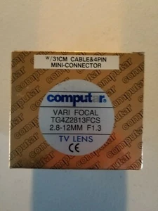 Computar Vari Focal TG4Z2813FCS-31 2,8-12mm F1,3 mit 4-poligem Stecker - Bild 1 von 7