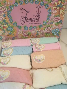 ( 3 ) POP-CORN COTTON BRIEFS PANTIES SIZE LARGE / 7 style #1034 - Picture 1 of 4