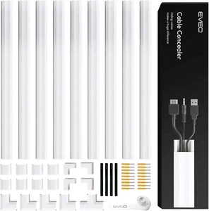 153In Cord Hider - Cord Covers for Wires on Wall, Cable Hider, Cable Cover - Cab - Picture 1 of 12