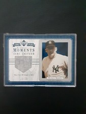 2002 Upper Deck UD Plus MICKEY MANTLE Jersey card MOMENTS #09 of # 25 Yankees