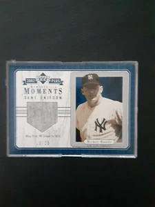 2002 Upper Deck UD Plus MICKEY MANTLE Jersey card MOMENTS #09 of # 25 Yankees - Picture 1 of 1