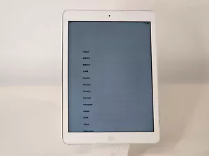 Apple iPad Air - 128GB, WiFi, Silver - Model ME906LL/A (A1474) - Picture 1 of 2