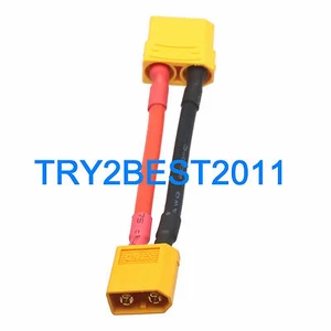 XT60 male to XT90 female Connector Adapter Cable 12AWG 5CM Wire for LiPo - Picture 1 of 4