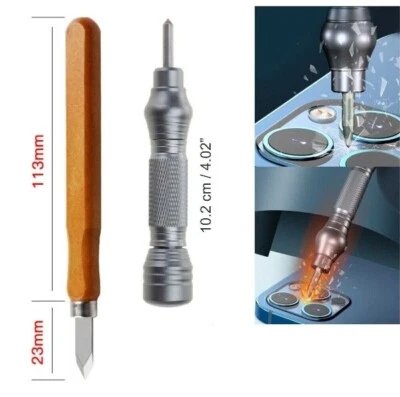 Herramienta para quitar vidrio trasero dañado Blaster Pen Punch del teléfono 14 12 XS 13 11 Foto 1 de 4