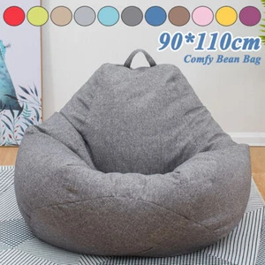90*110cm L Sitzsack Sitzkissen Lounge Sessel Beanbag Indoor Outdoor ohne Füllung - Picture 1 of 15
