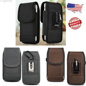 Cell Phone Holster Vertical Pouch With Belt Clip Carrying Case Holster Cover - Picture 1 of 22