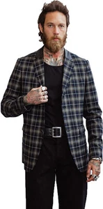 Chet Rock «CHUCK TARTAN» Vintage Karo CHECK BLAZER Herren Sakko Rockabilly - Bild 1 von 9