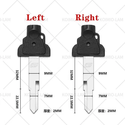 Ajuste para KYMCO Scooter Imán Bloqueo Antirrobo CT250 300 400 Llave en Blanco Sin Cortar Foto 1 de 4