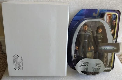 Diamond Select Art Asylum Star Trek TNG Némesis William Riker y Deanna Troi 2006 Foto 1 de 4