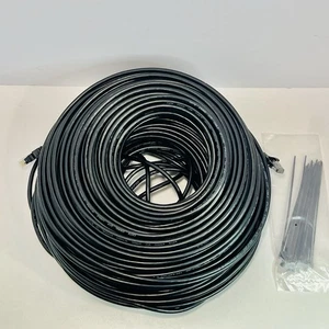 Cavo Ethernet Cat6 350Ft, Nero - Foto 1 di 3