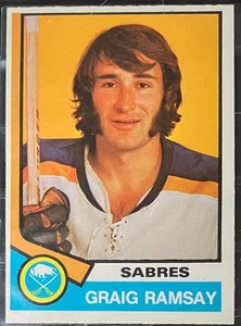 Craig Ramsay 1974-75 O-Pee-Chee #305 - Buffalo Sabres [Error Card - GREAT] - Bild 1 von 2