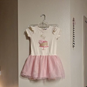 Rare Editions Girls Birthday Cake Outfit Size 6 - Picture 1 of 5
