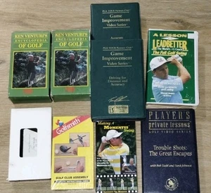 Großes Golf VHS Lot Ken Venturi Bill Skelley PGA Tour Partners Club 2 versiegelt - Bild 1 von 4