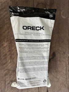 New Oreck AK11125 Standard Filter Bags For XL Models Without Bag Docks 25 Pk - Picture 1 of 15
