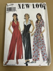 New Look 6139 UNCUT Sewing Pattern, Misses' Jumpsuit, Size 6-16 - Picture 1 of 2