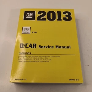 2013 CADILLAC CTS D/CAR Service Manual 2 of 5 GMP/13-D-2 Driveline/Axle - Picture 1 of 11