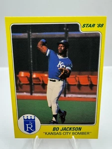 1988 Star Company BO JACKSON "Kansas City Bomber" Royals SAUBER! B12 - Bild 1 von 2