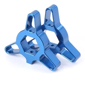 2x CNC Aluminum Fork Preload Adjusters Universal Blue Motorcycle 14mm - Picture 1 of 2