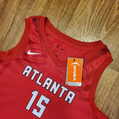Atlanta Dream Basketball Jersey Women Small Red #15 Hayes WNBA Explorer Edition - Image 1 of 4