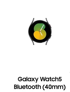 Samsung Galaxy Watch5 Bluetooth Wi-Fi GPS Aluminium 40mm Graphite Body Case Only - Picture 1 of 6