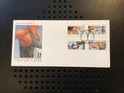 New Zealand FDC 1992- Olympic Games - Image 1 of 2