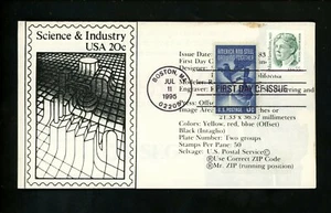 Ranto Cachet US FDC #2940 on 2031 combo w/ 1090 Science & Industry Hamilton 1995 - Picture 1 of 2