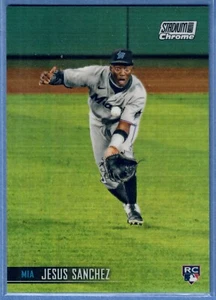 2021 Stadium Club Jesus Sanchez Refractor Rookie RC #77 Marlins - Bild 1 von 2