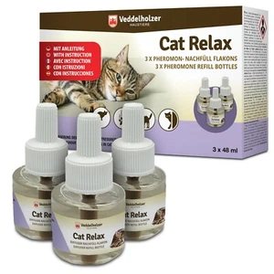 Katzen Diffusor Nachfüll Set 3 x 45ml Flakon Beruhigungsmittel für Katzen - Bild 1 von 7