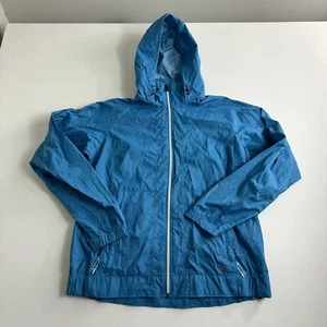 Columbia Omni-Shield Women's Size M Blue Outdoor Packable Windbreaker Jacket - Picture 1 of 7