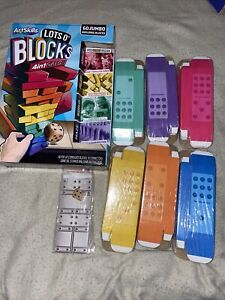 ARTSKILLS GIANT STACKABLE TOY BLOCKS 4 FUN GAMES NEW IN BOX