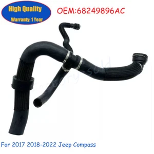 New Radiator Outlet Hose For 2017 2018-2022 Jeep Compass 68249896AC - Picture 1 of 14