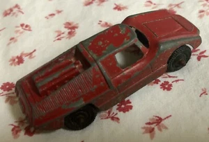 Vintage Diecast Metal Tootsietoy Red Fiat Abarth Toy Sports Car Automobile - Picture 1 of 9