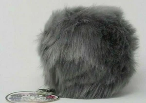 5" Fluffy Jumbo Pom Pom Balls keychain - Various Color - Picture 1 of 4