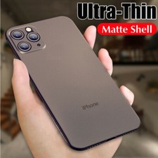 Capa protetora rígida ultra fina para iPhone 15 14 13 12 11 Pro Max XS XR 7 8