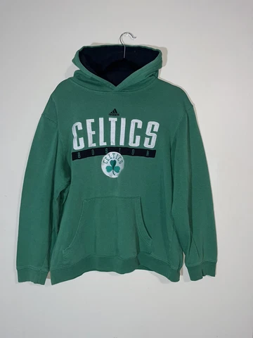 Vintage Adidas Boston Celtics Basketball NBA Men's Sweater Green Size 2XL Cover