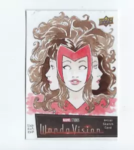 2023 WandaVision sketch Skarodeka - Picture 1 of 2