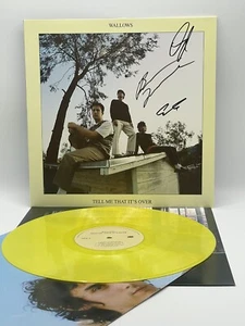 NEW Wallows Tell Me That It’s Over SIGNED Yellow Color Vinyl AUTOGRAPHED Jacket - Picture 1 of 6